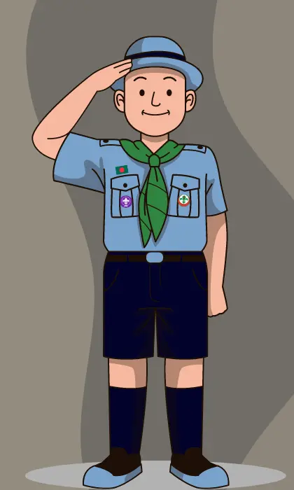 scout salute (স্কাউট সালাম)