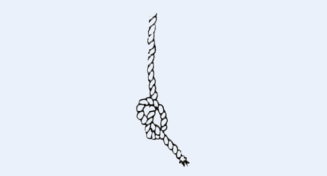 thumb knot(দড়ির কাজ)